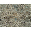 Transitional Wool & Silk Hand Knotted Rug Grey No Border 2.8X23.10 -O090239