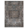 Transitional Wool & Silk Hand Knotted Rug Grey No Border 9.11X14.0 -O090954