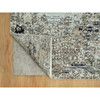 Transitional Wool & Silk Hand Knotted Rug Grey No Border 9.1X12.2 -O090698