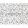 Transitional Wool & Silk Hand Knotted Rug Ivory No Border 2.6X6.0 -O087346