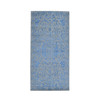 Transitional Wool & Silk Hand Loomed Rug Blue No Border 2.5X6.1 -O059618