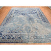 Transitional Wool Hand Knotted Rug Blue Blue 11.8X14.8 -O078006