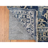 Transitional Wool Hand Knotted Rug Blue Blue 11.8X14.8 -O078006
