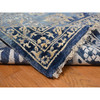 Transitional Wool Hand Knotted Rug Blue Blue 11.8X14.8 -O078006