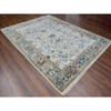 Transitional Wool Hand Knotted Rug Grey Gray 8.10X11.11 -O084915