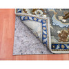 Transitional Wool Hand Knotted Rug Ivory Blue 10.2X14.4 -O075425