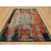 Transitional Wool Hand Knotted Rug Orange No Border 9.2X12.0 -O065896