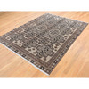 Tribal & Geometric Wool Hand Knotted Rug Brown Brown 6.6X8.10 -O087967