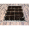 Tribal & Geometric Wool Hand Knotted Rug Brown Taupe 1.8X2.0 -O0246