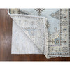 Tribal & Geometric Wool Hand Knotted Rug Grey Ivory 2.9X21.9 -O010077