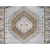 Tribal & Geometric Wool Hand Knotted Rug Grey Ivory 2.9X21.9 -O010077