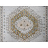 Tribal & Geometric Wool Hand Knotted Rug Grey Ivory 2.9X29.10 -O084831