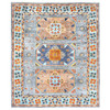 Tribal & Geometric Wool Hand Knotted Rug Grey Light Blue 8.3X9.7 -O082029