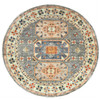 Tribal & Geometric Wool Hand Knotted Rug Grey Pomelo White 7.11X8.2 -O086413