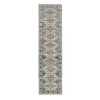 Tribal & Geometric Wool Hand Knotted Rug Ivory Anti-Flash White 2.6X9.9 -O065867