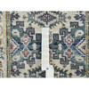 Tribal & Geometric Wool Hand Knotted Rug Ivory Ivory 2.5X8.1 -O065446