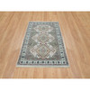 Tribal & Geometric Wool Hand Knotted Rug Ivory Ivory 4.0X5.10 -O065578