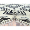 Tribal & Geometric Wool Hand Knotted Rug Ivory No Border 8.0X10.10 -O082970