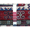 Tribal & Geometric Wool Hand Knotted Rug Ivory Red 5.9X8.0 -O074839