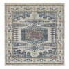 Tribal & Geometric Wool Hand Knotted Rug Ivory Winter White 9.8X9.11 -O065857