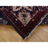 Tribal & Geometric Wool Hand Knotted Rug Red Red 2.10X18.10 -O087618