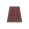 Tribal & Geometric Wool Hand Knotted Rug Red Red 2.6X4.4 -O069448