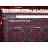 Tribal & Geometric Wool Hand Knotted Rug Red Red 2.9X12.10 -O071812