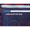 Tribal & Geometric Wool Hand Knotted Rug Red Red 3.3X5.0 -O067961