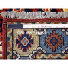 Tribal & Geometric Wool Hand Knotted Rug Red Red 4.0X6.0 -O056950