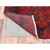 Tribal & Geometric Wool Hand Knotted Rug Red Red 4.1X6.3 -O085110