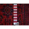 Tribal & Geometric Wool Hand Knotted Rug Red Red 4.2X6.6 -O068556