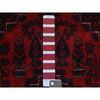 Tribal & Geometric Wool Hand Knotted Rug Red Red 5.6X7.8 -O071773