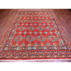 Tribal & Geometric Wool Hand Knotted Rug Red Red 7.11X9.6 -O074719