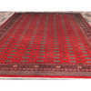 Tribal & Geometric Wool Hand Knotted Rug Red Rich Red 12.0X17.10 -O082395