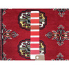 Tribal & Geometric Wool Hand Knotted Rug Red Rich Red 4.2X6.6 -O082415