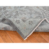 White Wash Vintage & Silver Wash Wool Hand Knotted Rug Blue Blue 5.9X9.0 -O080917