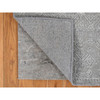 Wool and Silk Wool & Silk Hand Knotted Rug Grey No Border 2.0X2.1 -O078021