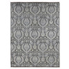 Wool and Silk Wool & Silk Hand Knotted Rug Grey No Border 9.0X12.2 -O087072