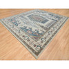 Traditional Wool Hand Knotted Rug Ivory 13.10X16.2  -O065456