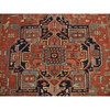 Antique Wool Hand Knotted Rug Red 9.2X14.0  -O078327