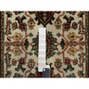 Traditional Wool Hand Knotted Rug Ivory 2.7X6.2  -O091091