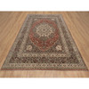 Traditional Wool Hand Knotted Rug Red 7.10X10.1  -O091105