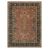 Traditional Wool Hand Knotted Rug Red 9.0X12.2  -O091102