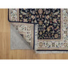 Traditional Wool & Silk Hand Knotted Rug Blue 2.7X8.1  -O091008