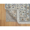 Fine Oriental Wool & Silk Hand Knotted Rug Ivory 2.0X3.2  -O091002