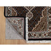 Traditional Wool Hand Knotted Rug Black 2.7X6.3  -O090986