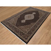 Traditional Wool Hand Knotted Rug Black 5.10X9.2  -O091047