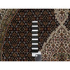 Traditional Wool Hand Knotted Rug Black 4.10X4.10  -O091077