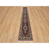 Traditional Wool Hand Knotted Rug Red 2.7X20.4  -O090980