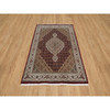 Traditional Wool Hand Knotted Rug Red 4.0X6.2  -O090983
